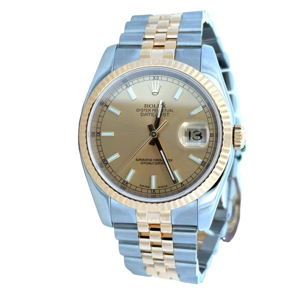 Pre-Owned Rolex Datejust Stainless Steel & 18k Yellow Gold Wristwatch – Reference 116233 – 36mm Perry's Diamonds & Estate Jewelry Charlotte, NC