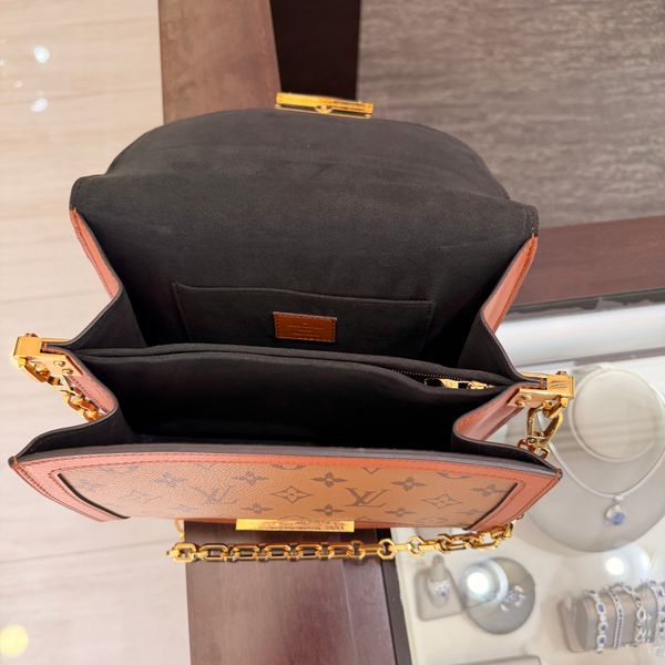 Pre-Owned Louis Vuitton Dauphine MM Handbag in Monogram & Reverse Monogram Canvas Image 2 Perry's Diamonds & Estate Jewelry Charlotte, NC