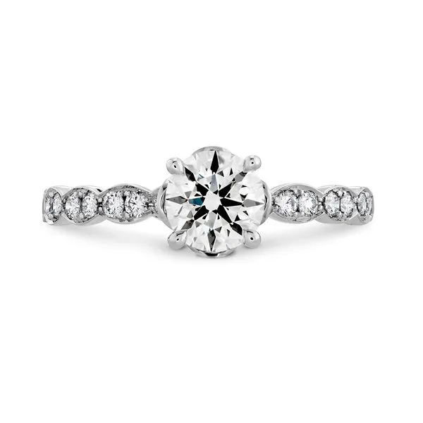 Hearts On Fire Lorelei Floral Engagement Ring Peter & Co. Jewelers Avon Lake, OH