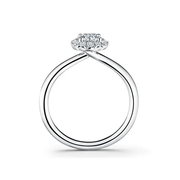 Hearts On Fire Vela Halo Engagement Ring Image 2 Peter & Co. Jewelers Avon Lake, OH