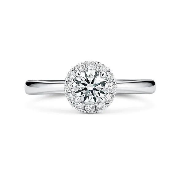 Hearts On Fire Vela Halo Engagement Ring Peter & Co. Jewelers Avon Lake, OH