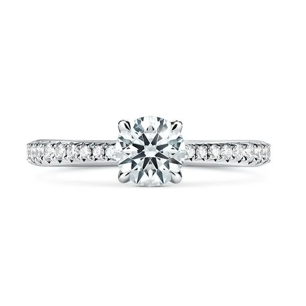 Hearts On Fire Vela Solitaire with Diamond Band Peter & Co. Jewelers Avon Lake, OH