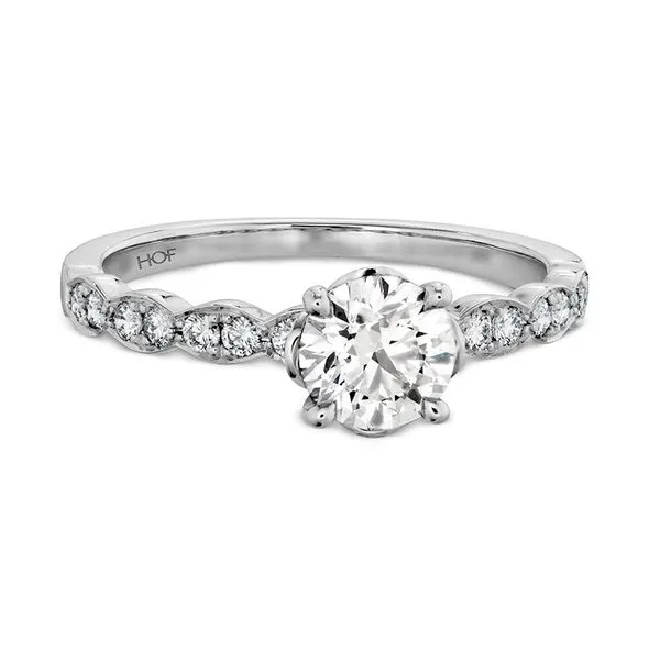 Hearts On Fire Lorelei Floral Engagement Ring Image 2 Peter & Co. Jewelers Avon Lake, OH
