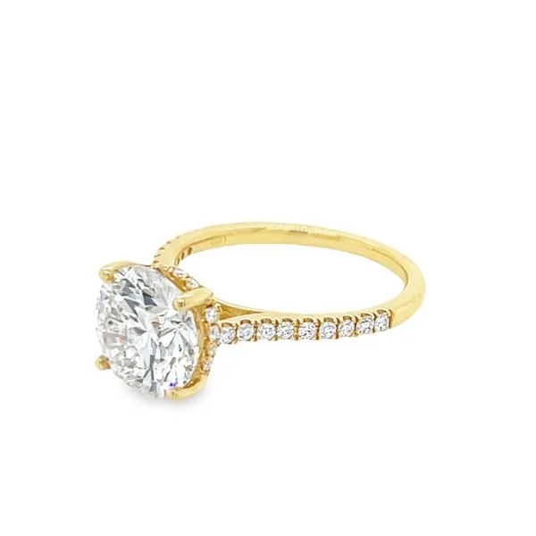 Lab Grown Diamond Engagement Ring, 3.29ctw Image 3 Peter & Co. Jewelers Avon Lake, OH
