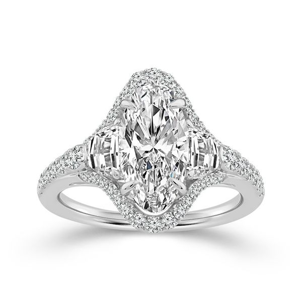 Lab Grown Diamond Engagement Ring 3.10ctw Image 2 Peter & Co. Jewelers Avon Lake, OH
