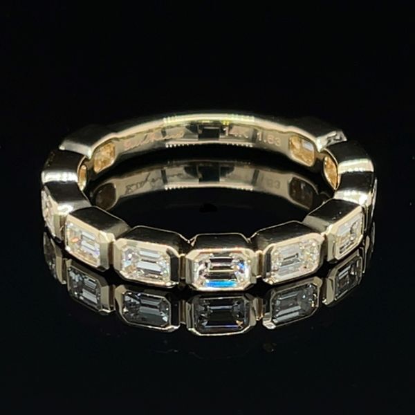 Bella Grace Emerald Cut Diamond Band Image 3 Peter & Co. Jewelers Avon Lake, OH