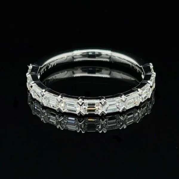 Bella Grace Emerald Cut Diamond Band Image 2 Peter & Co. Jewelers Avon Lake, OH