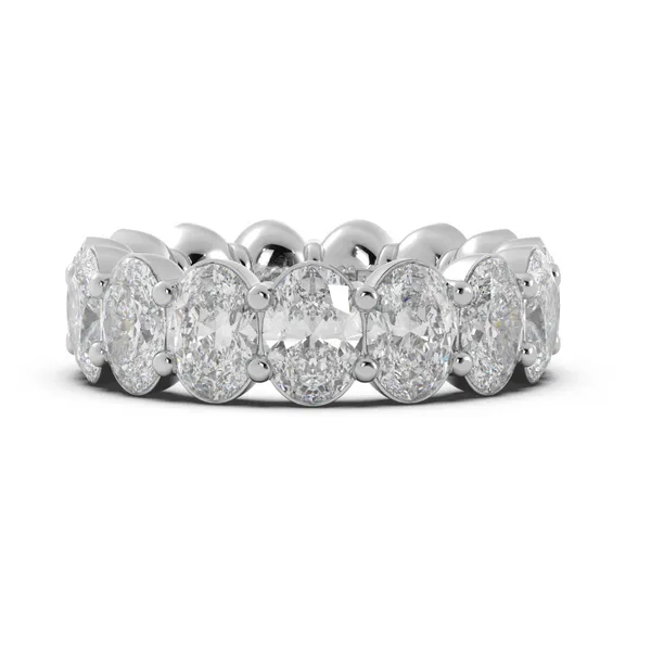 Eternity Diamond Wedding Band Image 2 Peter & Co. Jewelers Avon Lake, OH