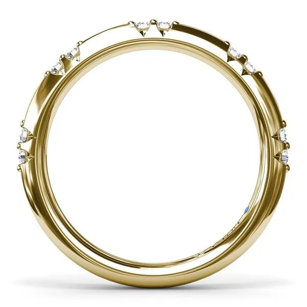 Fana Flush Set Diamond Band Image 3 Peter & Co. Jewelers Avon Lake, OH