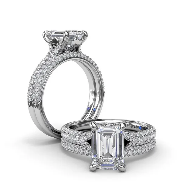 Fana Pave Diamond Wedding Band Image 4 Peter & Co. Jewelers Avon Lake, OH