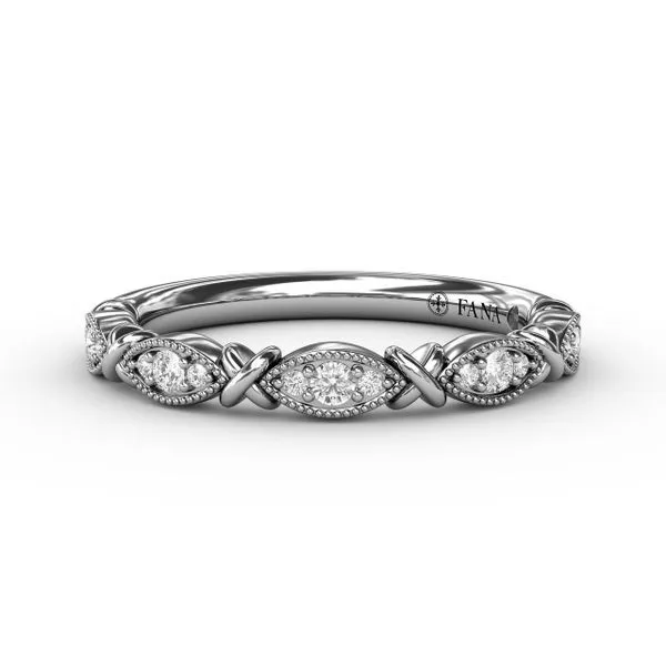 Fana Marquise Diamond Band with Milgrain Peter & Co. Jewelers Avon Lake, OH