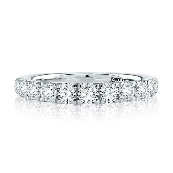 A.JAFFE Sophisticated Pavé Diamond Wedding Band Peter & Co. Jewelers Avon Lake, OH
