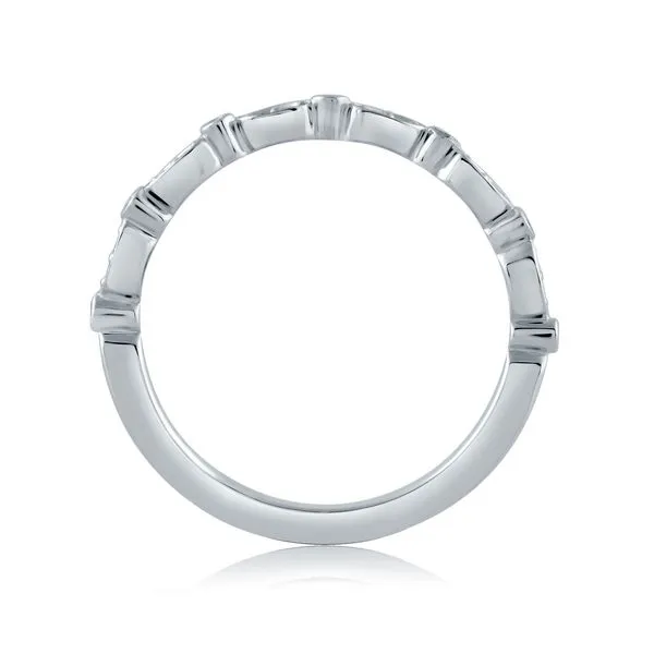 A.JAFFE Marquise and Round Shape Diamond Stackable Band Image 2 Peter & Co. Jewelers Avon Lake, OH