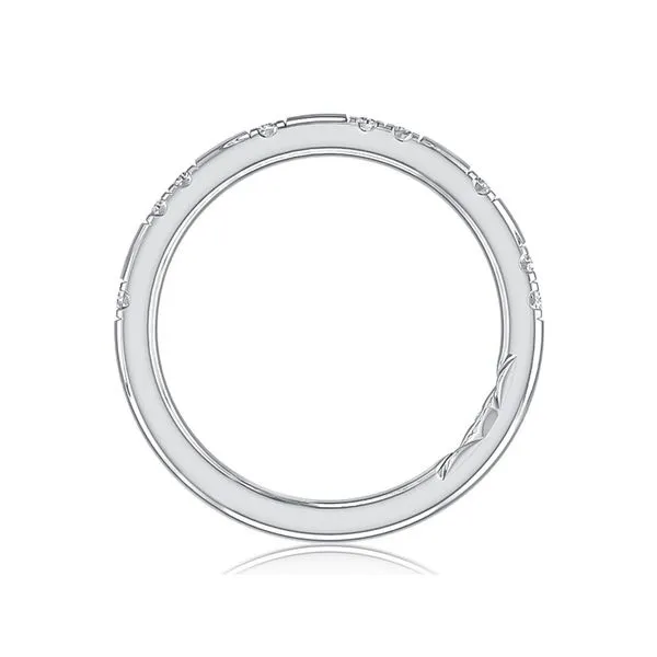 A.JAFFE Polished Diamond Wedding Band Image 2 Peter & Co. Jewelers Avon Lake, OH
