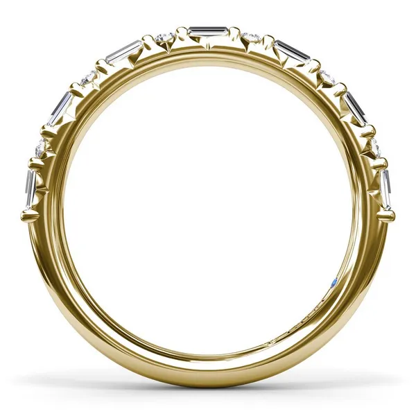 Fana Alternating Round and Emerald Cut Diamond Band Image 3 Peter & Co. Jewelers Avon Lake, OH