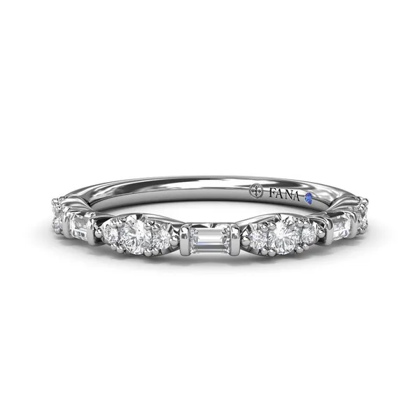 Fana Alternating Design Diamond Wedding Band Peter & Co. Jewelers Avon Lake, OH