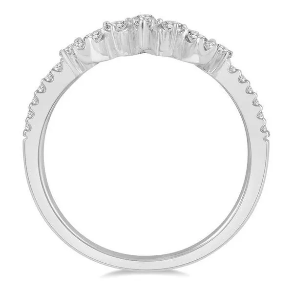 Tiara Curved Diamond Wedding Band Image 3 Peter & Co. Jewelers Avon Lake, OH