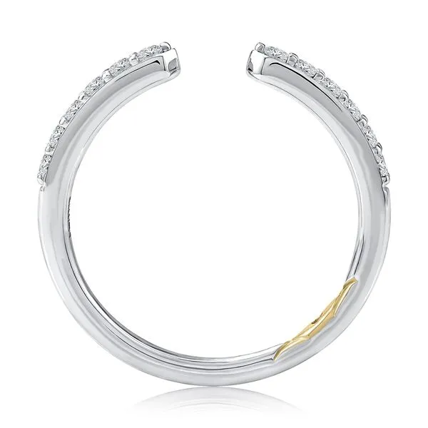 A.JAFFE Open Diamond Wedding Band Image 2 Peter & Co. Jewelers Avon Lake, OH