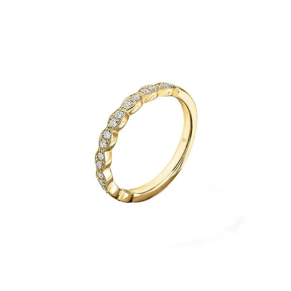 Hearts On Fire Lorelei Floral Milgrain Diamond Band Image 2 Peter & Co. Jewelers Avon Lake, OH