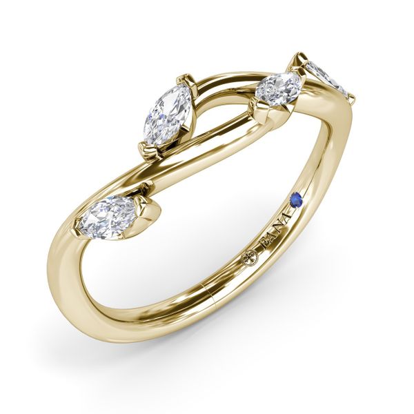 Fana Marquise Floral Diamond Wedding Band Peter & Co. Jewelers Avon Lake, OH