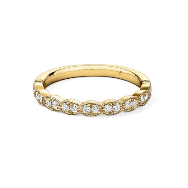 Hearts On Fire Lorelei Floral Milgrain Diamond Band Peter & Co. Jewelers Avon Lake, OH