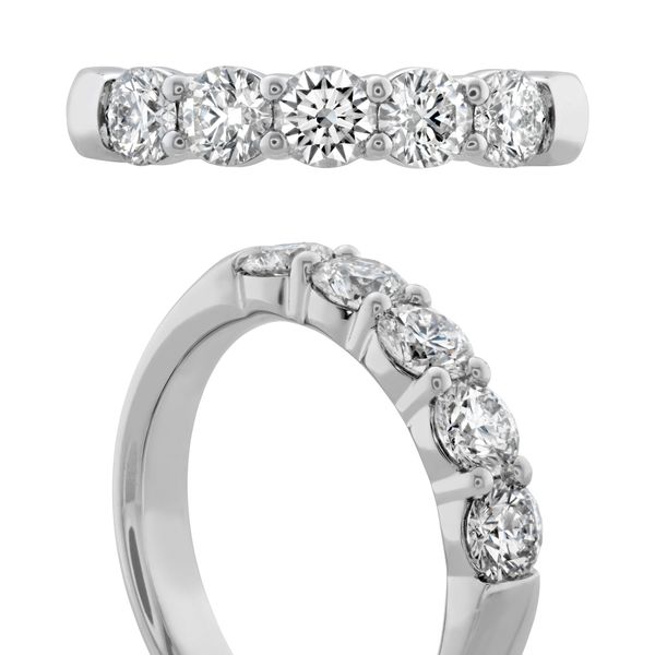 Hearts On Fire Signature 5-Stone Band 1ctw Image 2 Peter & Co. Jewelers Avon Lake, OH