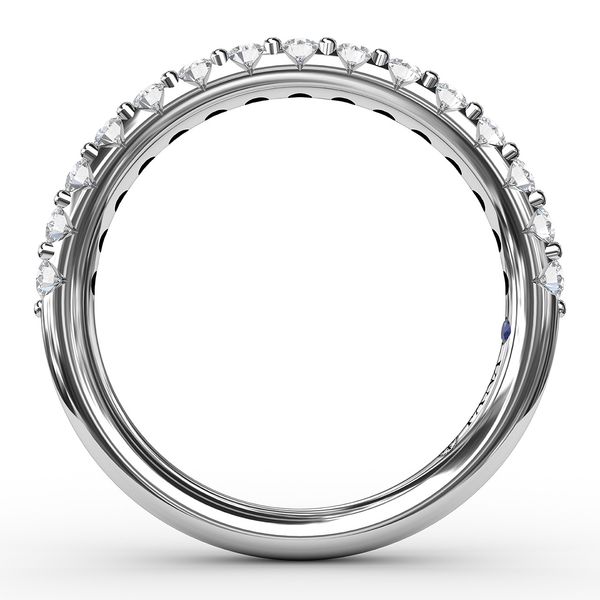 Fana Shared Prong Diamond Wedding Band Image 2 Peter & Co. Jewelers Avon Lake, OH