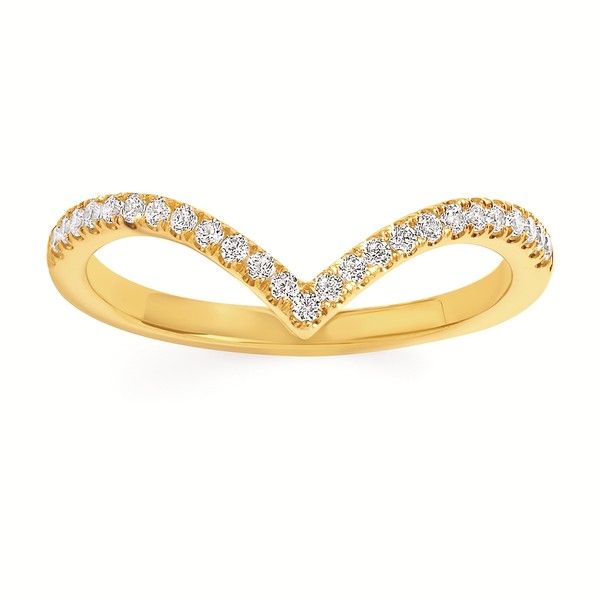 Pointed Diamond Wedding Band Peter & Co. Jewelers Avon Lake, OH