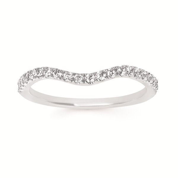 Curved Diamond Wedding Band Peter & Co. Jewelers Avon Lake, OH