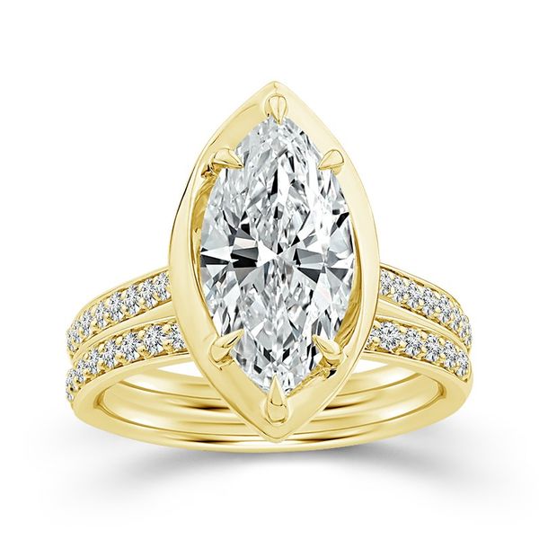 Lab Grown Diamond Wedding Set 3.33ctw Image 2 Peter & Co. Jewelers Avon Lake, OH