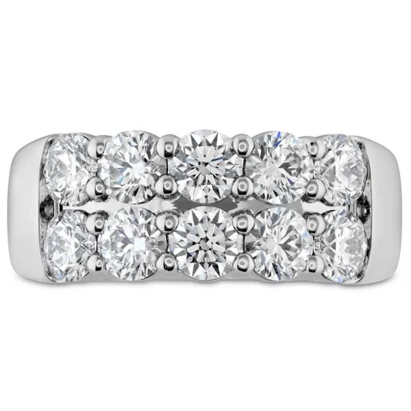 Hearts On Fire Signature Double Row Ring Peter & Co. Jewelers Avon Lake, OH
