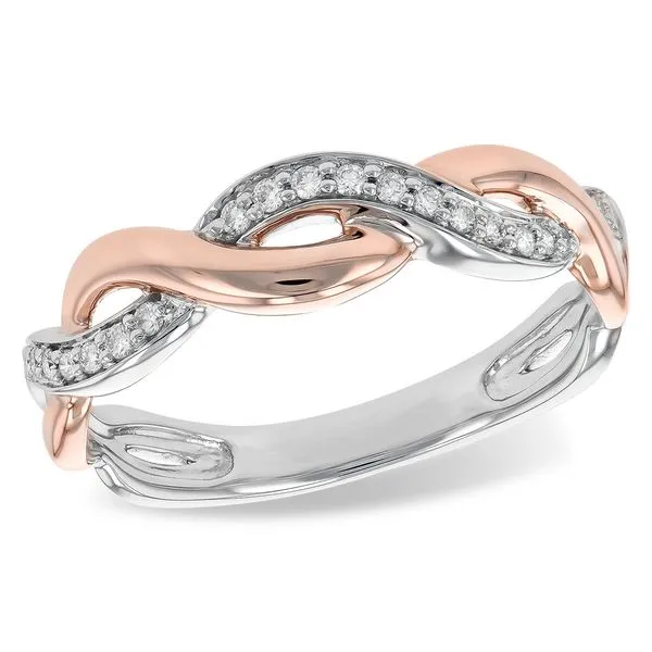 Two-Tone Diamond Band Peter & Co. Jewelers Avon Lake, OH