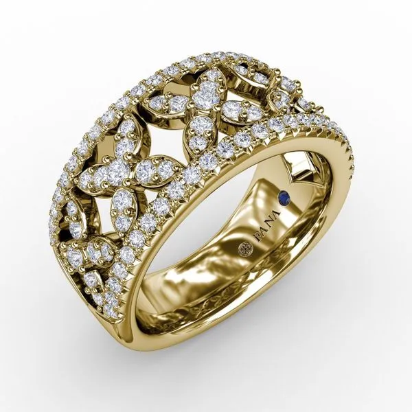 Fana Floral Diamond Band Peter & Co. Jewelers Avon Lake, OH