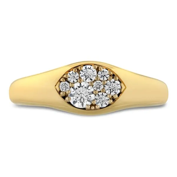 Hearts On Fire Tessa Navette Signet Ring Peter & Co. Jewelers Avon Lake, OH