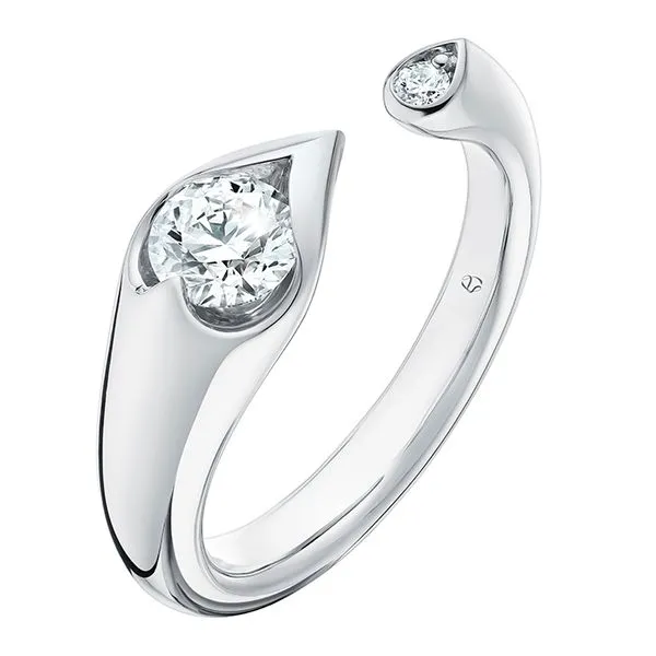 Hearts On Fire LU Open Droplet Ring Image 2 Peter & Co. Jewelers Avon Lake, OH