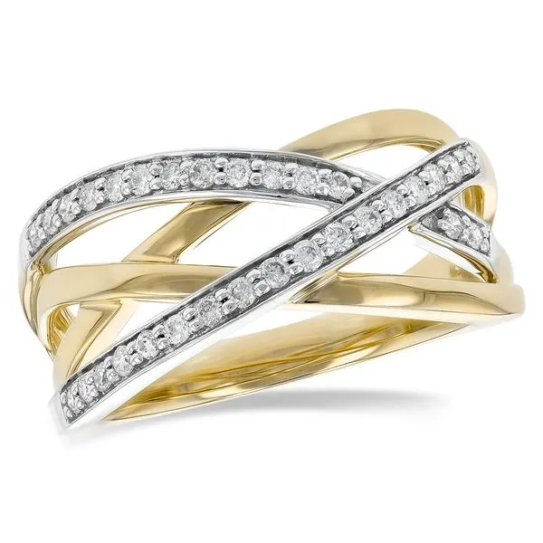 Diamond Crossover Ring Peter & Co. Jewelers Avon Lake, OH