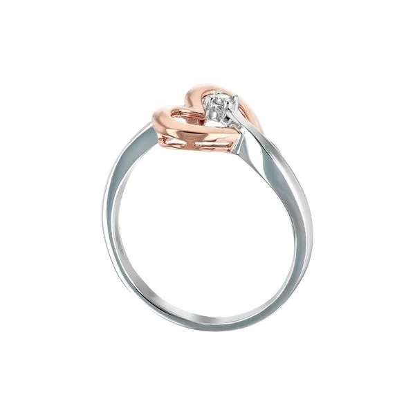 Open Heart Diamond Ring Image 2 Peter & Co. Jewelers Avon Lake, OH
