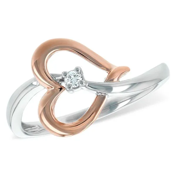 Open Heart Diamond Ring Peter & Co. Jewelers Avon Lake, OH