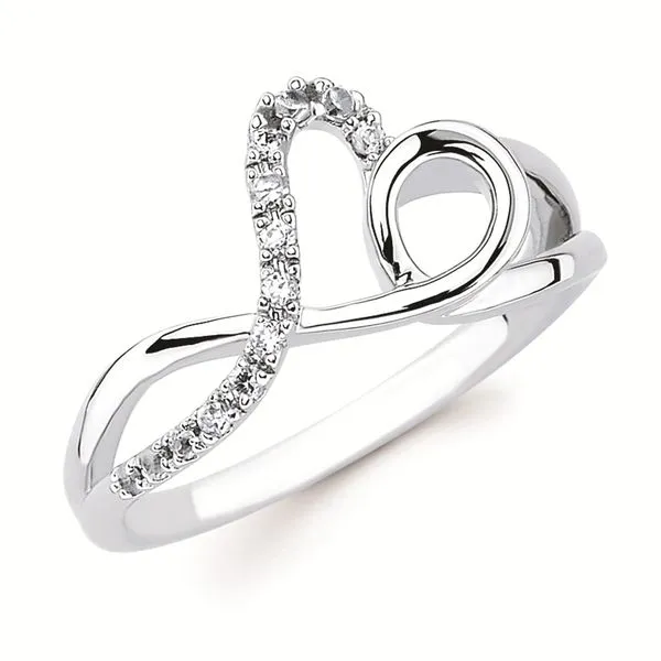 Diamond Infinity Heart Ring Peter & Co. Jewelers Avon Lake, OH
