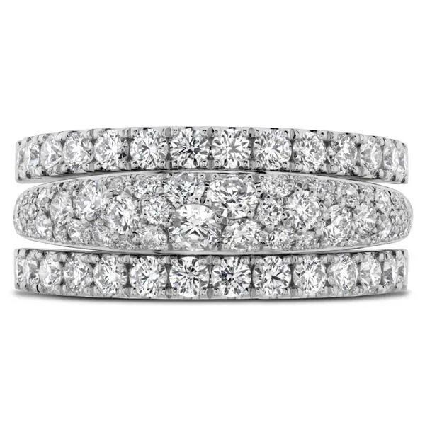 Hearts On Fire Grace Triple Row Small Domed Ring Peter & Co. Jewelers Avon Lake, OH