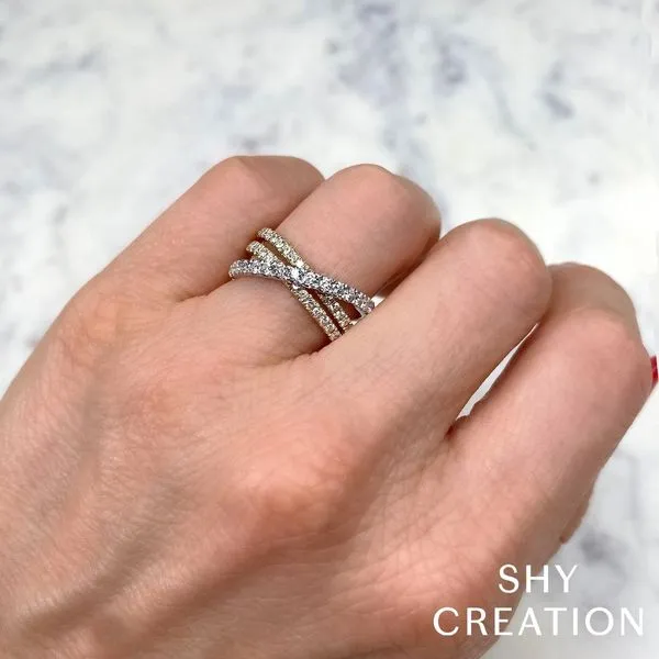 Shy Creation Diamond Bridge Ring Image 2 Peter & Co. Jewelers Avon Lake, OH