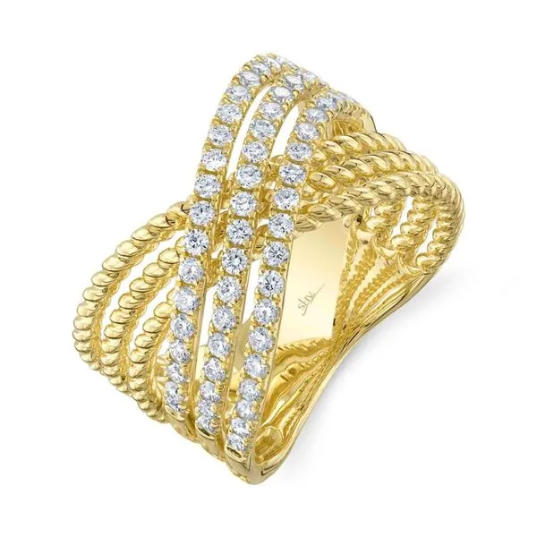 Shy Creation Golden Embrace Diamond Bridge Ring Peter & Co. Jewelers Avon Lake, OH