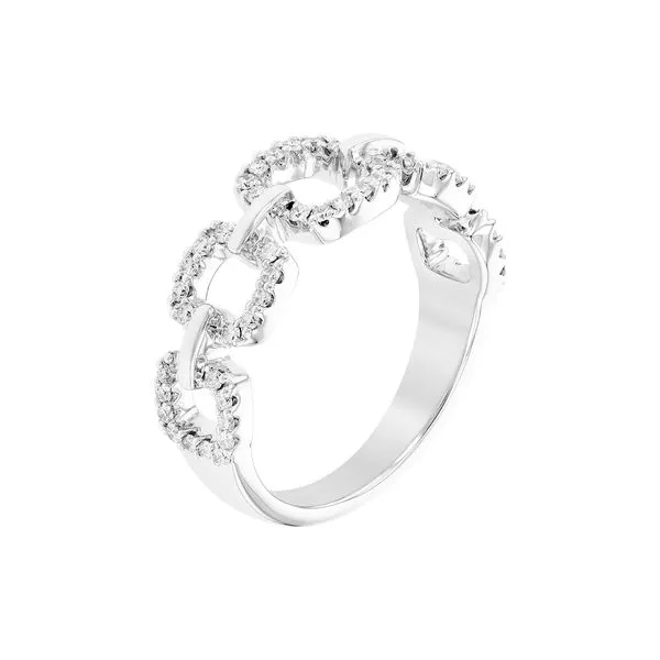 Diamond Link Fashion Ring Image 2 Peter & Co. Jewelers Avon Lake, OH