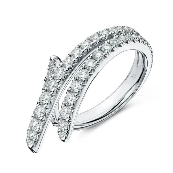 Hearts On Fire Vela Triple Row Pave Diamond Ring Peter & Co. Jewelers Avon Lake, OH