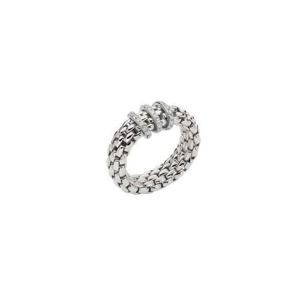 FOPE Flex'it Ring with Diamond Pavé Peter & Co. Jewelers Avon Lake, OH