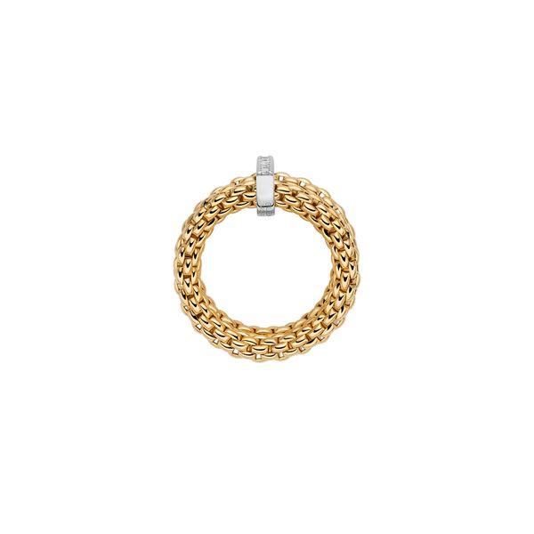 FOPE PRIMA Double Mesh Ring with Diamond Pavé Image 4 Peter & Co. Jewelers Avon Lake, OH