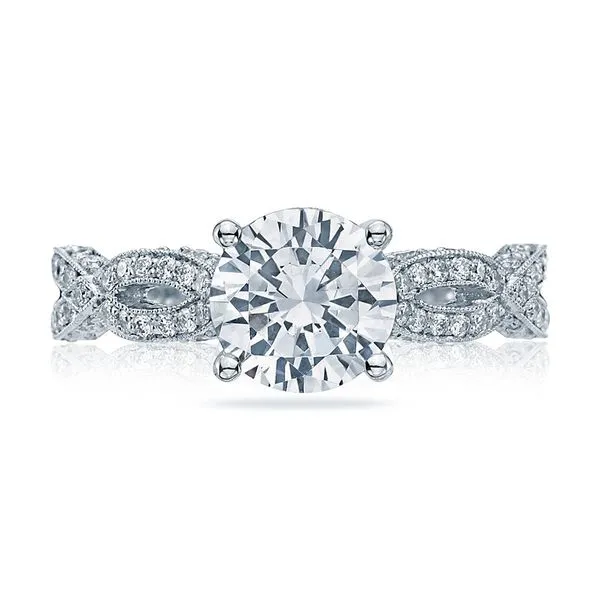 Tacori Ribbon Collection Engagement Ring Setting Peter & Co. Jewelers Avon Lake, OH