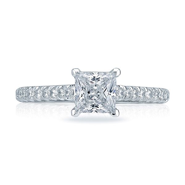 Tacori Petite Crescent Engagement Ring Setting Peter & Co. Jewelers Avon Lake, OH