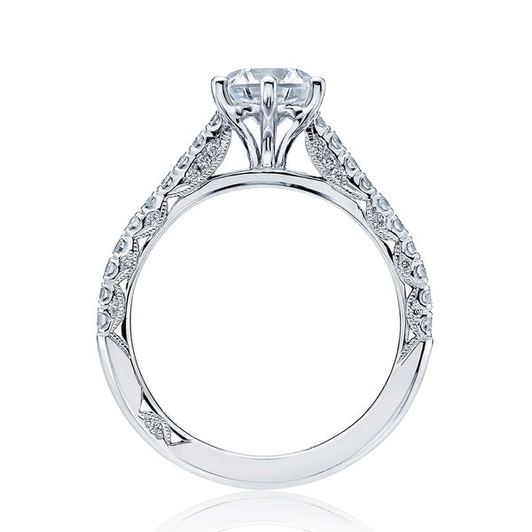 Tacori Petite Crescent Engagement Ring Setting Image 2 Peter & Co. Jewelers Avon Lake, OH