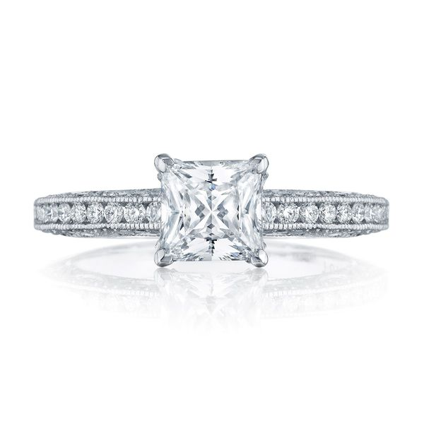 Tacori Classic Cresent Engagement Ring Setting Peter & Co. Jewelers Avon Lake, OH